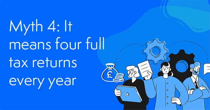 Myth 4 It Means Four Full Tax Returns Every Year Make Tax Digital Accountants London